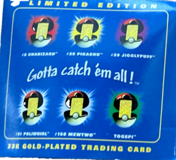 23K good plated charizard pokemon card new in box - Image 4