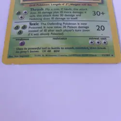 Pokemon Nidoking Holo Rare TCG Card 11/102 Base Set Vintage WOTC - Image 2