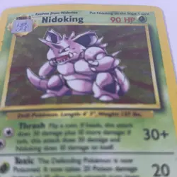 Pokemon Nidoking Holo Rare TCG Card 11/102 Base Set Vintage WOTC - Image 3