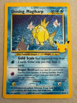 Pokemon TCG Celebrations Classic Collection Shining Magikarp Holo Card 66/64 NM - Image 1