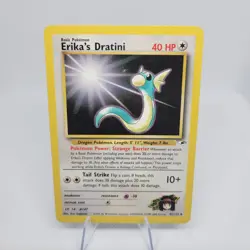 Erika's Dratini 042/132 Gym Heroes Uncommon Vintage Pokemon Card WOTC English LP - Image 1