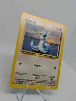 Dratini Base Set 26/102 - Regular Pokemon TCG Card - LP - Image 2