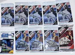 NEW Star Wars 10 Pocketmodel Trading Card 8 Ground Assault,Clone Wars &Hans Solo - Image 1