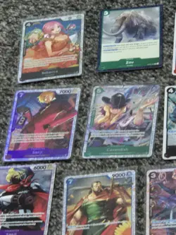 One Piece Tcg Card Collection Mint Condition 100 plus Cards Rare - Image 4