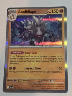 Pokemon Card - Annihilape - Holo Rare ' 092/182 - Destined Rivals - Image 1