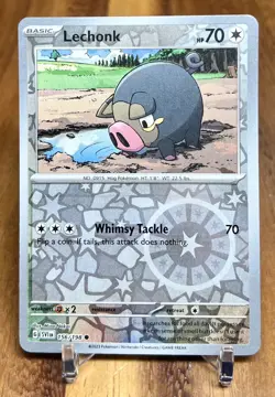 Lechonk 156/198 SV1 Scarlet & Violet Base Reverse Holo Pokemon Card NM - Image 1