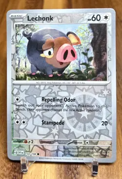 Lechonk 154/198 SV1 Scarlet & Violet Base Reverse Holo Pokemon Card NM - Image 1