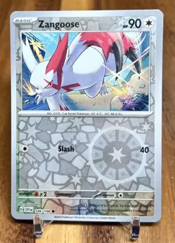 Zangoose 146/198 SV1 Scarlet & Violet Base Reverse Holo Pokemon Card NM - Image 1