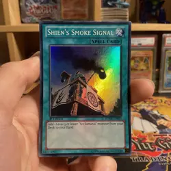 Shien's Smoke Signal SDWA-EN030 Super Rare Yu-Gi-Oh Card 1st Edition NM - Image 1