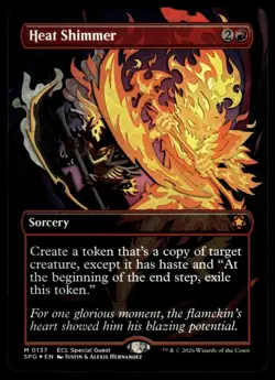 NM Heat Shimmer (Borderless) Special Guests Foil Lorwyn Eclipsed MTG Magic - Image 1