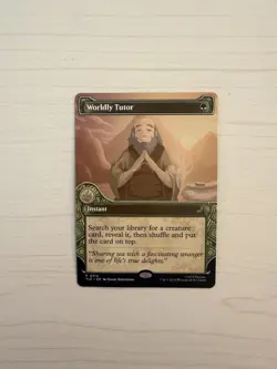 Magic MTG - Worldly Tutor (Showcase) - Avatar: The Last Airbender - Image 1