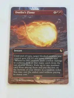 Duelist's Flame Borderless Final Fantasy Commander 452 - Image 1