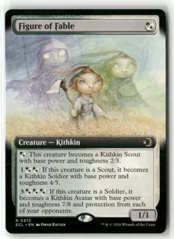 Figure Of Fable Lorwyn Eclipsed Extended Art Magic MTG NM - Image 1