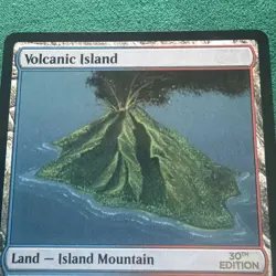 Volcanic Island 30th Anniversary Edition Regular - RARE MTG NM DUAL LAND - Image 2