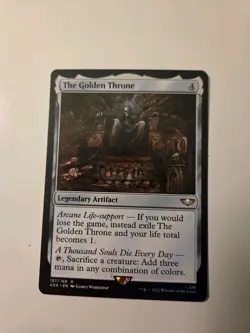 1x The Golden Throne NM English Commander: Universes Beyond: Warhammer 40,000 - Image 1