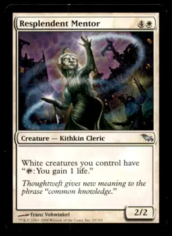Resplendent Mentor LP Light Play Shadowmoor MTG [8912] - Image 1
