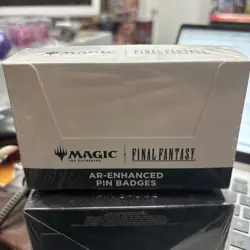 Magic the gathering Final Fantasy AR-Enhanced Pin Badge SEALED! Ready to ship! - Image 1