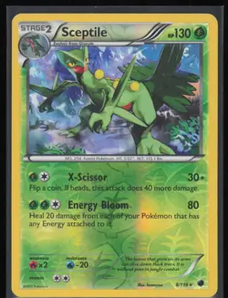 Sceptile Reverse Holo 8/116 Pokemon BW: Plasma Freeze LP Pokemon Card - Image 1