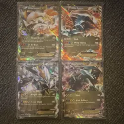 Pokemon TCG Black & White Kyurem EX Holo Lot (4 Cards) Nintendo English - Image 1