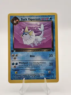 Pokemon 1st Edition Dark Vaporeon 45/82 Team Rocket Non Holo - Image 1