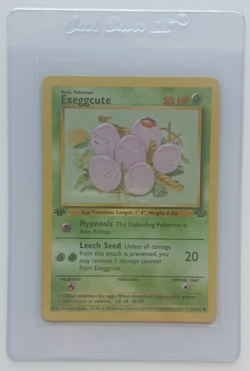 1999 Pokemon Jungle Exeggcute #052 1st Edition -- LP - Image 1