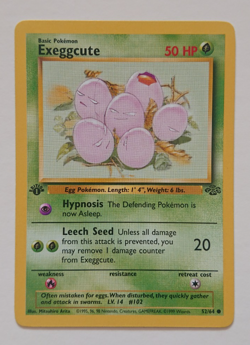 1999 Pokemon Jungle Exeggcute #052 1st Edition -- LP - Image 3