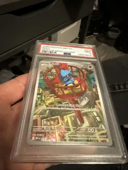 2025 Pokemon Mep En Riolu Meg Etb Mega Promo #10 PSA 9 - Image 3