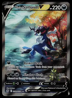 Pokemon Card - Hisuian Samurott V Crown Zenith GG51/GG70 Ultra Rare - Image 1