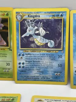 5 Pokemon TCG Holo Card Lot Lapras, Wigglytuff, Muk, Kingdra, Arbok Cards Lot #3 - Image 3