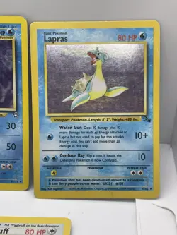 5 Pokemon TCG Holo Card Lot Lapras, Wigglytuff, Muk, Kingdra, Arbok Cards Lot #3 - Image 4