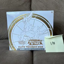 Pokemon TCG Brilliant Stars Elite Trainer Box Arceus Brand New Factory Sealed - Image 1