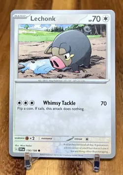 Lechonk 156/198 SV1 Scarlet & Violet Base Non Holo Pokemon Card NM - Image 1