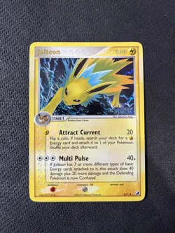 Jolteon 8/115 Rare Reverse Holo EX Unseen Forces Near Mint Pokemon - Image 1