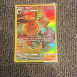 Pokemon Flareon Ultra Rare Full Art Holo TG01/TG30 Brilliant Stars 110HP - Image 1