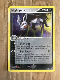 Pokemon TCG Mightyena EX Deoxys 12/107 Holo Holo Rare VLP - Image 1