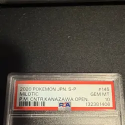 Pokemon Milotic 145/S-P S-P Promos Kanazawa Open PSA 10 Holo Japanese - Image 2