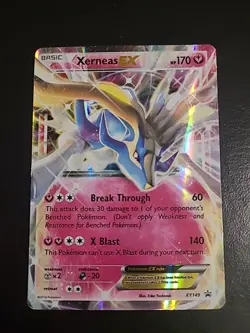 Xerneas EX XY149 Pokemon TCG XY Black Star Promo Ultra Rare LP/MP - Image 1