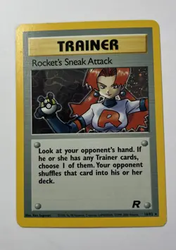 POKEMON Trainer- Rocket's Sneak Attack 16/82 Holo - Image 1