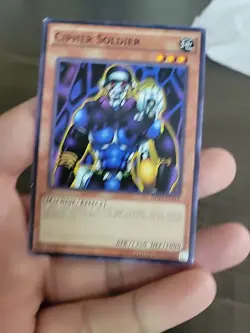 Yugioh! LP Cipher Soldier - OP03-EN016 - Common - Unlimited Edition Lightly Play - Image 2