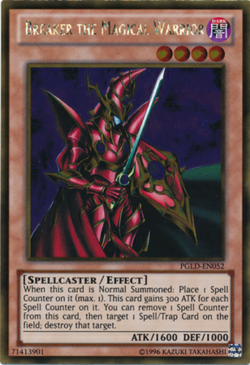 Breaker the Magical Warrior - PGLD-EN052 - Gold Rare (NM) Yu-Gi-Oh! - Image 1