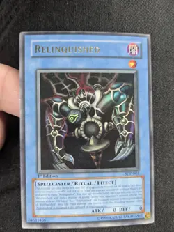 YU-GI-OH RELINQUISHED SDP STARTER DECK: PEGASUS 1ST EDITION MP - Image 1