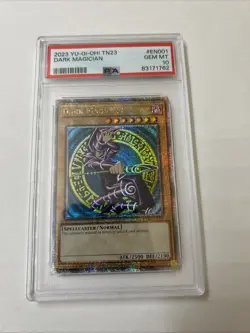 Yugioh Dark Magician TN23-EN001 Quarter Century Secret Rare PSA 10 Gem Mint - Image 1
