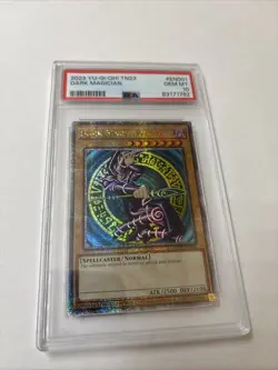 Yugioh Dark Magician TN23-EN001 Quarter Century Secret Rare PSA 10 Gem Mint - Image 2