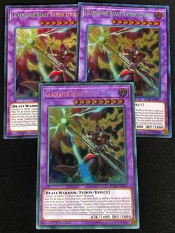 Yugioh Gladiator Beast Tamer Editor BLLR-EN023 1ST Secret X3 (NM) - Image 1
