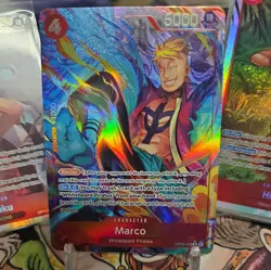 One Piece Marco Card Alt Art OP02-018 Hibari OP11 Kujyaku OP11 SR - Image 2