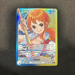 Nami - OP11-041 - Alt Art Leader - A Fist of Divine Speed - One Piece - English - Image 1