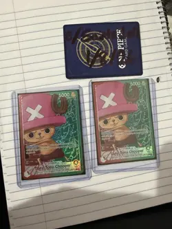 1 One Piece TCG Alt Art Chopper Leader Op08-001 - Image 1