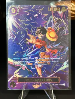 One Piece OP-13 Monkey.D.Luffy SP OP09-119 Carrying on his Will nm/m Beauty! - Image 5