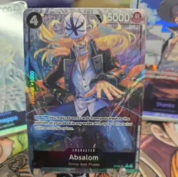 One Piece: Absalom OP06-081 Alt Art Wings Of The Captain Helmeppo and Shanks SR - Image 2