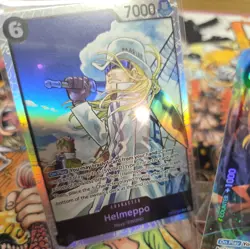 One Piece: Absalom OP06-081 Alt Art Wings Of The Captain Helmeppo and Shanks SR - Image 4